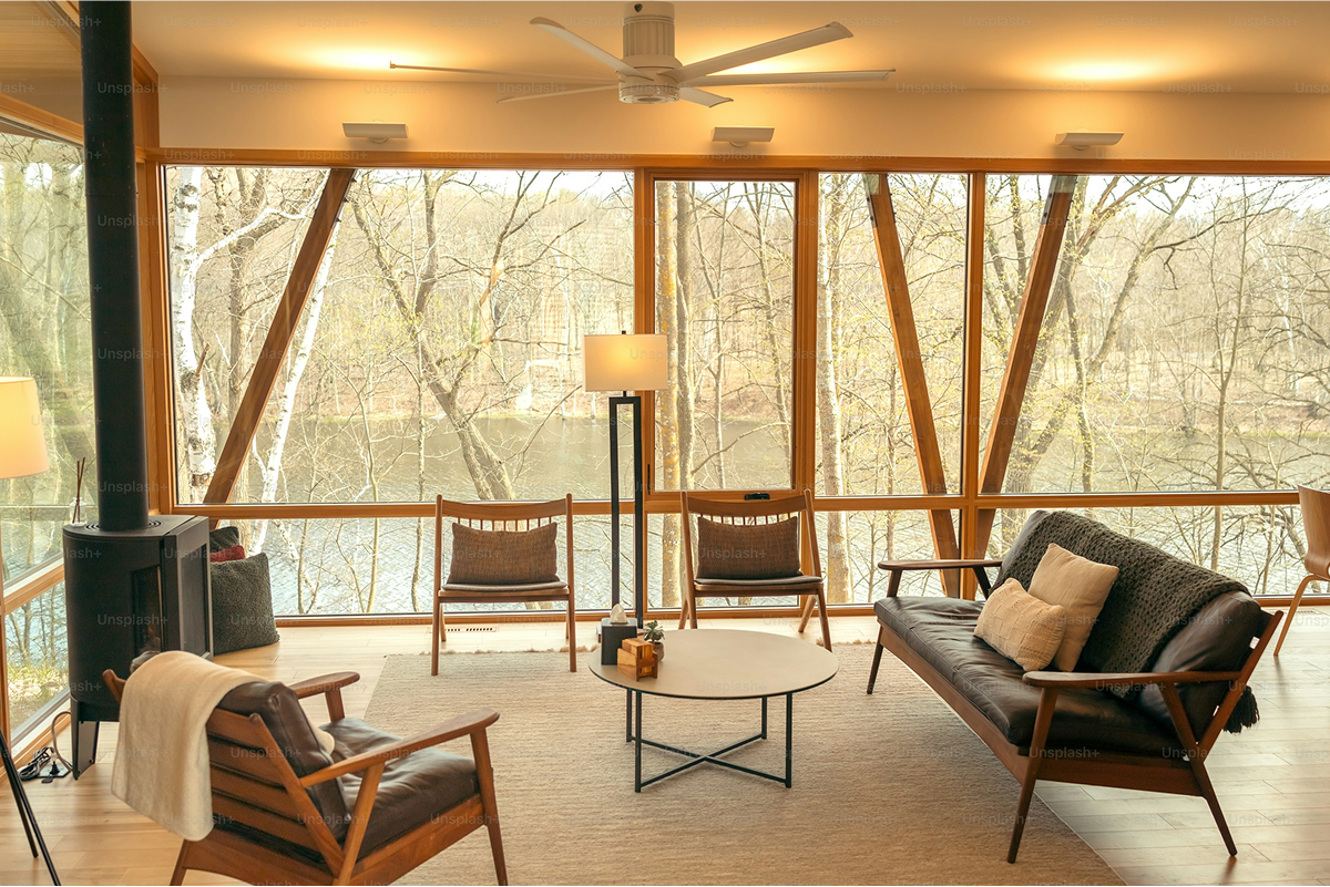 木漏れ日の中で過ごす家